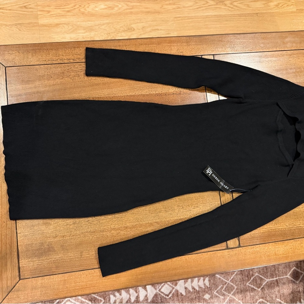 Derek Heart Black Sweater Dress